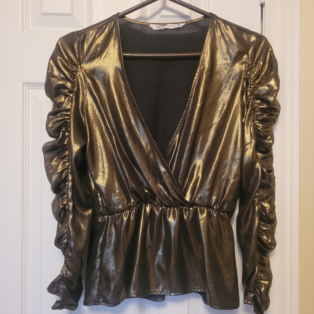 Zara Gold Top